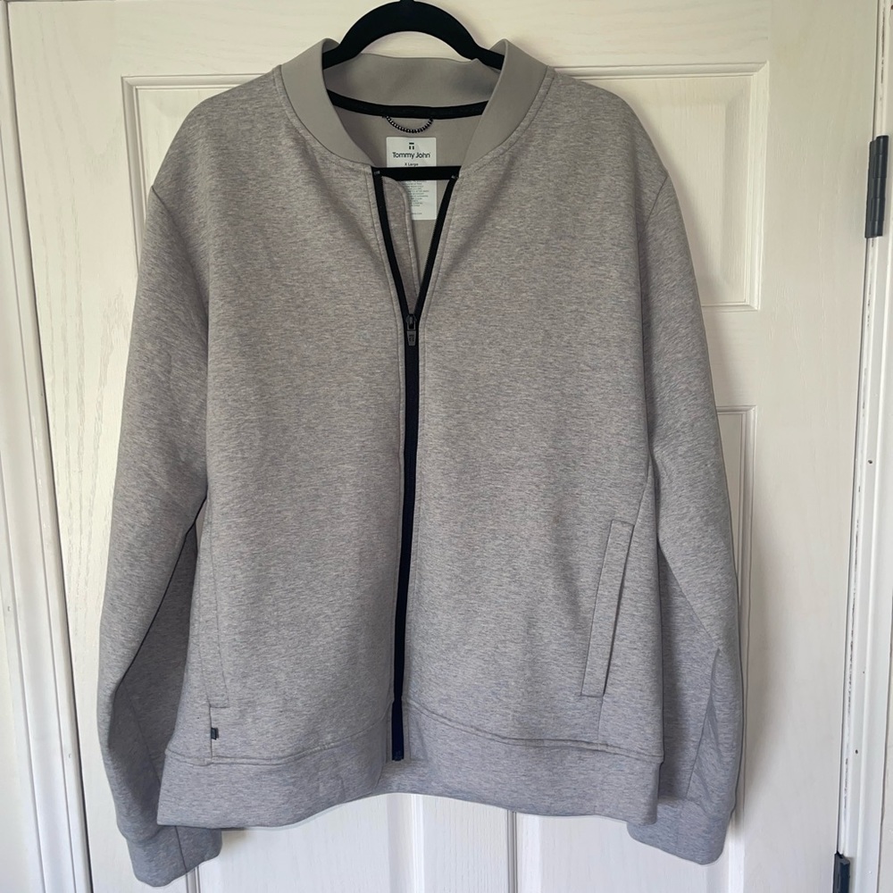 Tommy John Go Anywhere Full Zip Bomber Jacket